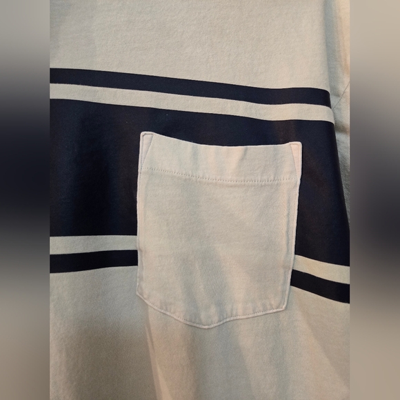 Cute light mint green, long sleeve "pink" top. Great condition. Size X small - Picture 4 of 5